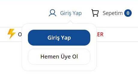 Üye Ol, Üye Girişi